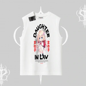 Kolsuz Tshirt Anime Girl Daughter In Law Baskılı