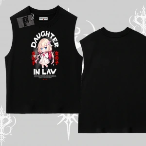 Kolsuz Tshirt Anime Girl Daughter In Law Baskılı