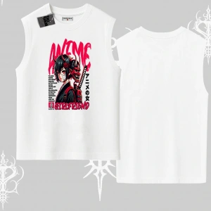 Kolsuz Tshirt Anime Girlfriend Kırmızı