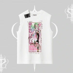 Kolsuz Tshirt Anime Kawaii Japon Kız Desenli