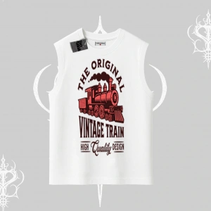 Kolsuz Tshirt Classic Railroad Vintage Train Street Aesthetic