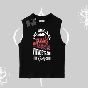 Kolsuz Tshirt Classic Railroad Vintage Train Street Aesthetic