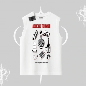 Kolsuz Tshirt Japon Mutfağı Umami Temalı Baskılı