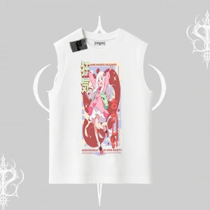 Kolsuz Tshirt Madness Unleashed Anime Girl Baskılı