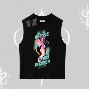 Kolsuz Tshirt Oversize  Anime Kız Desenli Japon Stil