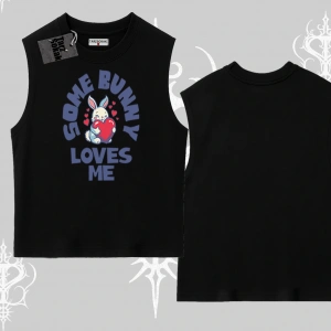 Kolsuz Tshirt Sevimli Tavşan Some Bunny Loves Me Baskılı