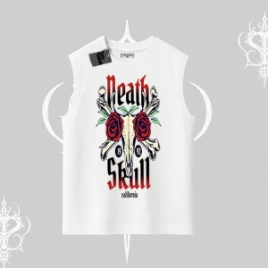 Kolsuz Tshirt Skull & Roses Vintage West Coast Rebellion