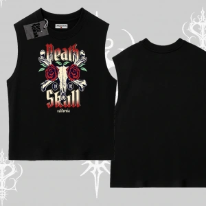 Kolsuz Tshirt Skull & Roses Vintage West Coast Rebellion