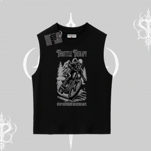 Kolsuz Tshirt Throttle Therapy No Brakes Just Freedom