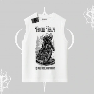 Kolsuz Tshirt Throttle Therapy No Brakes Just Freedom