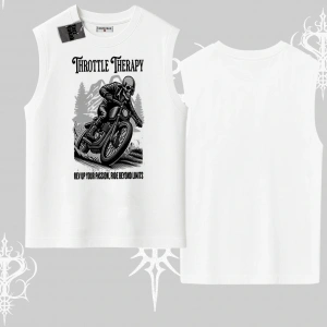 Kolsuz Tshirt Throttle Therapy No Brakes Just Freedom