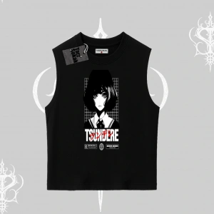 Kolsuz Tshirt Tsundere Anime Japanese Style Baskılı