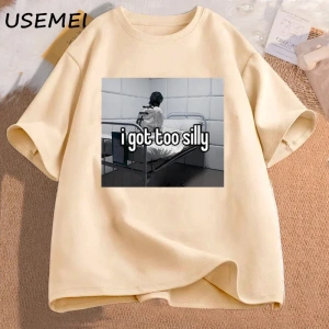 Komik Chonk Kedi T-Shirt Erkekler Kadınlar için Sevimli Şişman Kedi TeeMinimalist Mem 2896