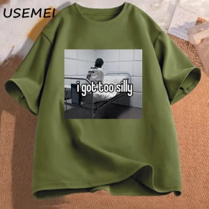 Komik Chonk Kedi T-Shirt Erkekler Kadınlar için Sevimli Şişman Kedi TeeMinimalist Mem 2896