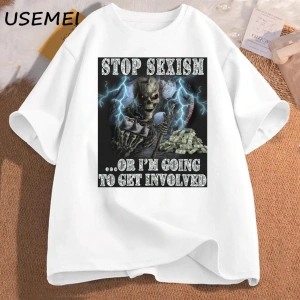 Komik iskelet Tshirt pamuklu t-shirt rahat kısa kollu adam giysileri baskılı kafatası grafik 3038