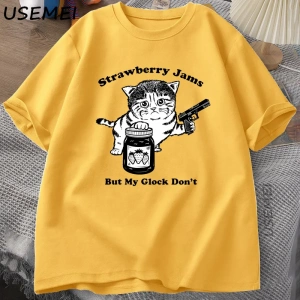Komik kedi okuma kitap t-shirt grafik Tees pamuk erkek giyim O boyun Meme kısa kollu Tees Har 2832