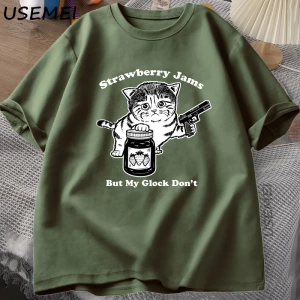 Komik kedi okuma kitap t-shirt grafik Tees pamuk erkek giyim O boyun Meme kısa kollu Tees Har 2832