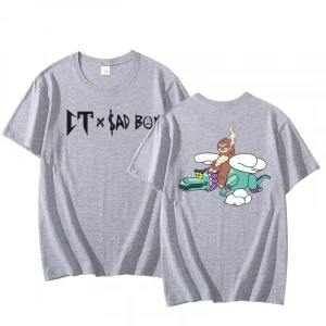 Komik Uzaylı Kedi Dank Meme T Shirt Erkekler Kadınlar için Brainrot T-shirt Aptal Cringe Tshi 2805