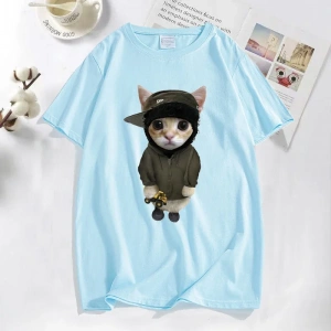 Komik Yoga T Shirt Kurbağa Öz Bakım T-Shirt Pamuk Kısa Kollu Pozitif Cottagecore Namaste Tee  2821