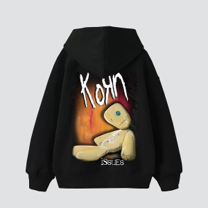 Korn Baskılı Oversize Unisex Beyaz