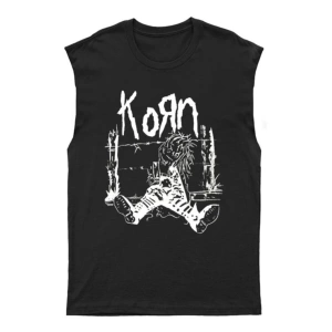 Korn Kesik Kol Tişört Kolsuz T-shirt Bkt5458