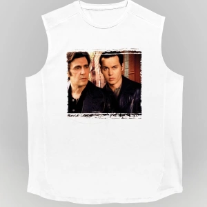 Köstebek (Donnie Brasco) Beyaz Unisex Tişört T-Shirt
