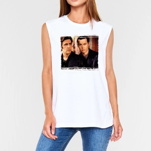 Köstebek (Donnie Brasco) Beyaz Unisex Tişört T-Shirt
