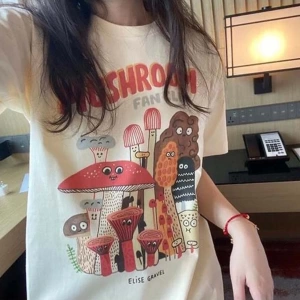 Köstebek Etiket The Mushroom Fan Club T-shirt ET1805