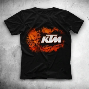 Ktm Siyah Unisex Tişört T-shirt