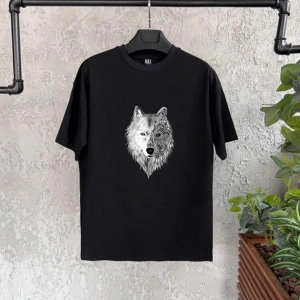 Kurt Baskılı Beyaz Baskılı Erkek