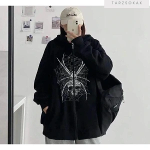 Kurukafa Örümcek Hırka Siyah