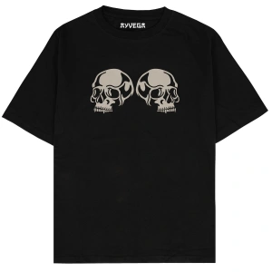 Last Exit Siyah Oversize Unisex T-shirt