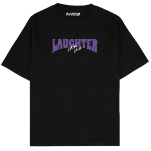 Laughter Siyah Oversize Unisex T-shirt