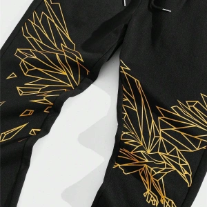 LEGND Eagle Print Drawstring Waist Eşofman Altı