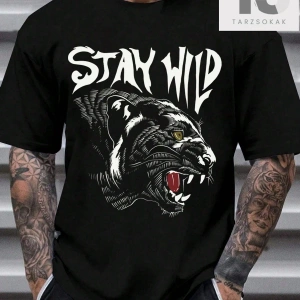 LEGND Siyah Yuvarlak Yaka Kısa Kollu Örme Erkek Tişört