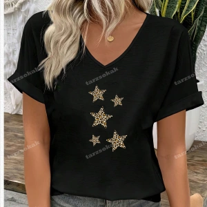 LEOPAR DESENLİ DESENLİ YILDIZLAR