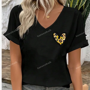 LEOPAR DESENLİ KALP TATLI TON