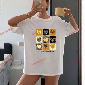 LEOPAR DESENLİ LOVE İS ALL