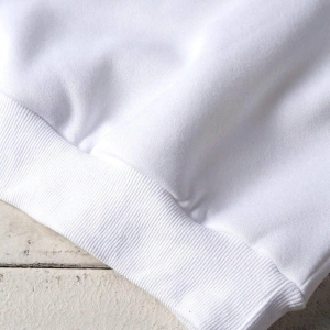 Leopard & Letter Graphic Lined Sweatshirt Beyaz