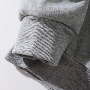 Leopard & Letter Graphic Pullover Sweatshirt Gri