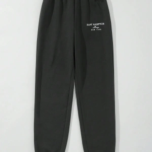 Letter Embroidery Thermal Lined 4 Mevsim Eşofman