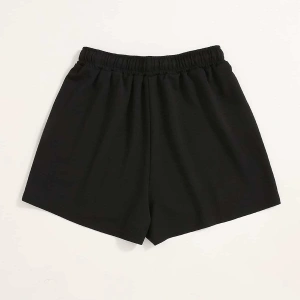 Letter Graphic Drawstring Şort