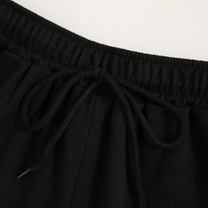 Letter Graphic Drawstring Şort