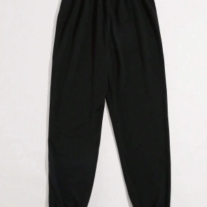 Letter Graphic Drawstring Waist 4 Mevsim Eşofman