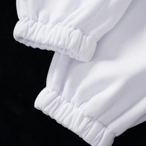 Letter Graphic Drawstring Waist 4 Mevsim Eşofman