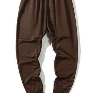 Letter Graphic Drawstring Waist Eşofman Altı