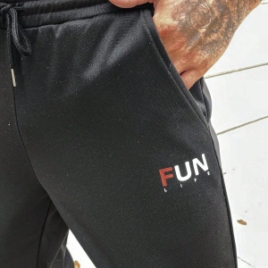 Letter Graphic Drawstring Waist Eşofman Altı