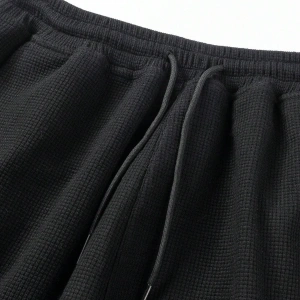 Letter Graphic Drawstring Waist Pants