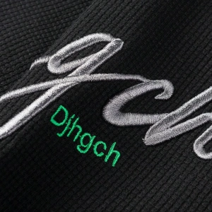 Letter Graphic Drawstring Waist Pants