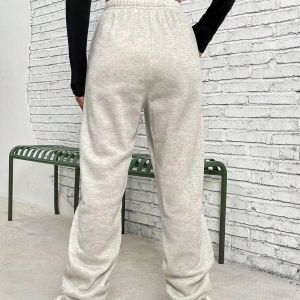 Letter Graphic Elastic Waist 4 Mevsim Eşofman